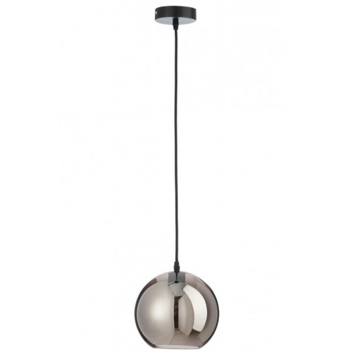 Dansmamaison - Lampe Boule Verre Miroir Argent Small Dansmamaison  - Luminaire suspension boule Suspensions, lustres