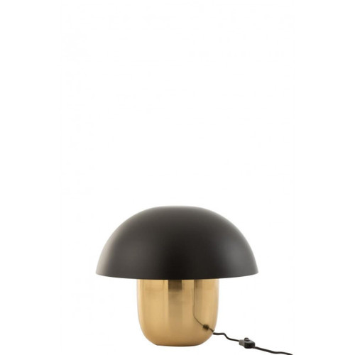 Dansmamaison - Lampe Champignon Metal Noir/Or Small Dansmamaison  - Lampes à poser