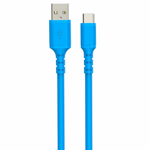 DCU Tecnologic - Câble USB A vers USB-C DCU Bleu 1 m DCU Tecnologic - Bonnes affaires Câble et Connectique
