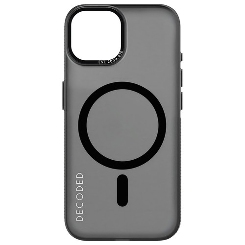Decoded - Coque MagSafe iPhone 15 Decoded Noir Decoded  - Iphone case