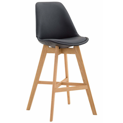 Decoshop26 - Tabouret de bar chaise haute design scandinave moderne en synthétique 10_0001154 Decoshop26  - Chaise haute bar