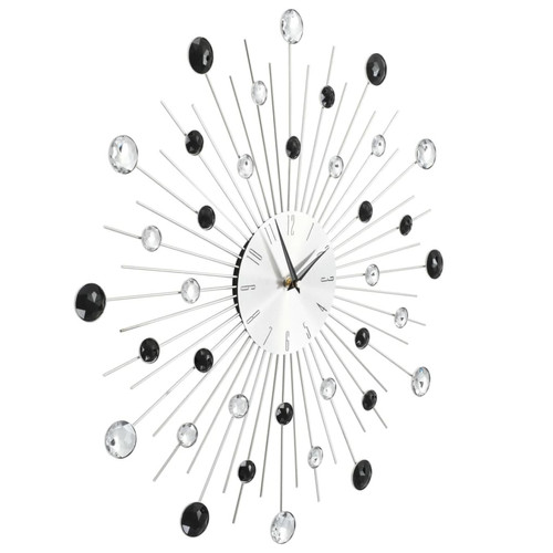 Decoshop26 Horloge murale avec mouvement à quartz Design moderne 50 cm DEC022272