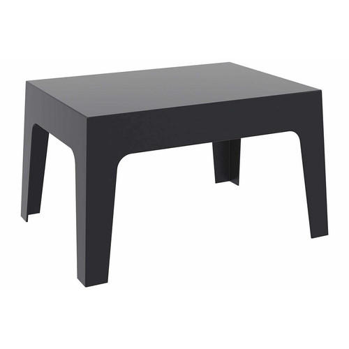 Decoshop26 - Table basse de jardin en plastique noir 50x70x43 cm MDJ10173 Decoshop26  - Table basse hauteur 50 cm