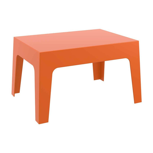 Decoshop26 - Table basse de jardin en plastique orange 50x70x43 cm MDJ10171 Decoshop26  - Tables basses Decoshop26