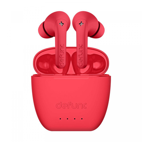 Defunc - Écouteurs sans-fil Bluetooth Defunc Rouge Defunc  - Ecouteurs intra-auriculaires