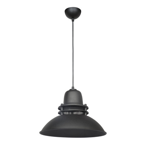 DEKORY - TIBET Lampe Suspendue Lustre Métal - Noir 34x95x68cm - DEKORY