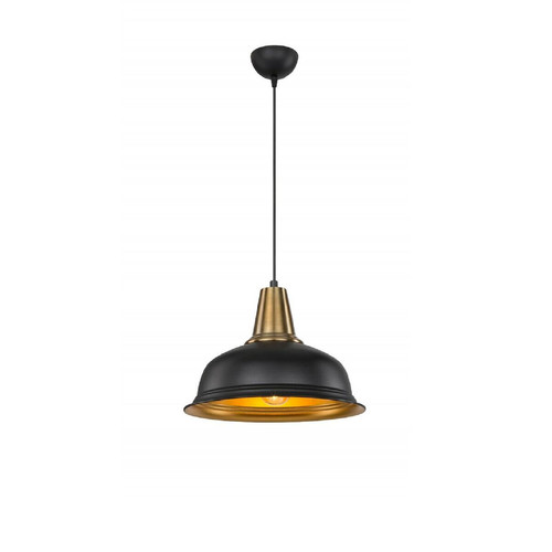 DEKORY -RENA Lampe Suspendue Lustre Métal - Noir 32.5x32.5x87cm DEKORY  - DEKORY