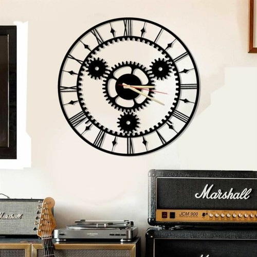 Horloges, pendules Mécanisme Horloge Murale en Métal 50cm