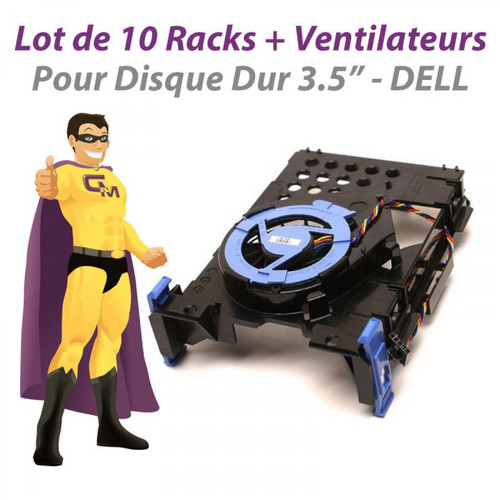 Dell - Lot x10 Racks Ventilateurs Dell Dimension 9200 9200c 0NY290 0TJ160 0NH645 NJ793 - Dell