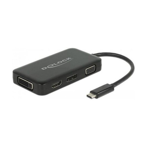 Delock - Adaptateur USB C vers VGA DELOCK 63929 60 Hz Noir Delock  - ASD