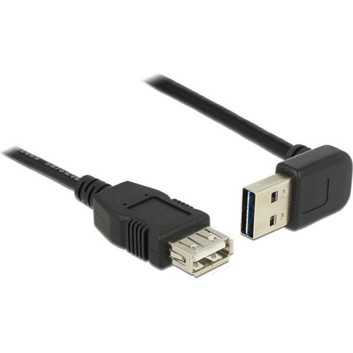 Câble antenne Delock USB-A - USB-A 1 m Noir (83547)