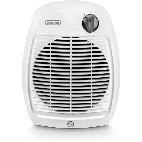 Delonghi - chauffage électrique avec thermostat 2000W blanc - Radiateur soufflant Soufflant