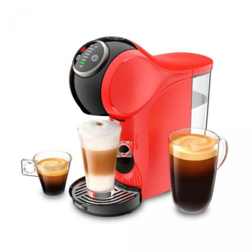 Delonghi - Genio S Plus Cafetière Automatique à Capsule 0.8L 1500W Réservoir Amovible Espresso Intenso Rouge - Cafetière rouge Expresso - Cafetière