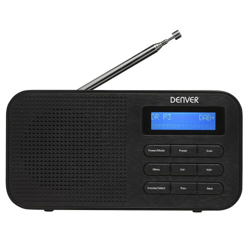 Radio Denver Denver Electronics DAB-42 Portable Numérique Noir Radio Portable - Radios Portables