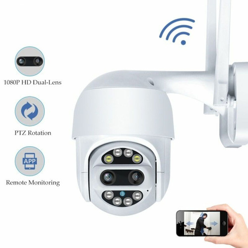 Deoditoo - Caméra HD-IP Wifi Infrarouge Motorisée PTZ Double Objectif 2.0 M Full HD AP-128-2MP-36-12 Deoditoo  - Camera surveillance infrarouge