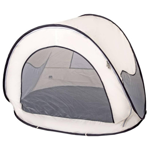 Tentes de réception DERYAN Tente de plage escamotable avec moustiquaire 120x90x80 cm Crème