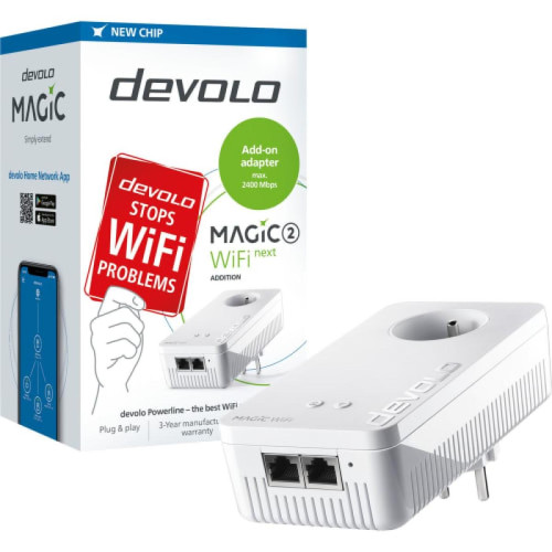 Devolo - Magic 2 CPL Interne 1200Mo/s Ethernet Blanc - Devolo