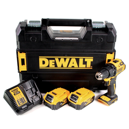 Dewalt - DeWalt DCD 708 P2T Perceuse-visseuse sans fil 18 V Li-Ion Brushless en boîte TSTAK + 2 x 5,0 Ah batterie + chargeur Dewalt  - Perceuse Dewalt Outillage électroportatif