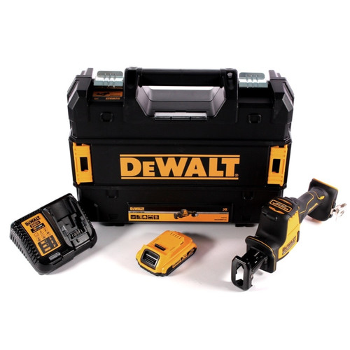 Dewalt - DeWalt DCS 369 D1 Scie sabre sans fil 18 V + 1x accu 2,0 Ah + chargeur + TSTAK Dewalt  - Scies sabres, égoïnes
