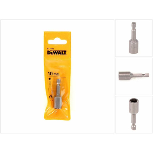 Dewalt - DeWalt DT 7403-QZ Clé à douille hexagonale de 10 mm - de longueur 50mm, support à aimant permanent, 1/4" Antrieb Dewalt  - Support aimante