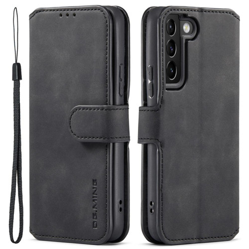 Dg.Ming - Etui en PU DG.MING style rétro avec support noir pour votre Samsung Galaxy S22 Plus 5G Dg.Ming  - Accessoire Smartphone Dg.Ming