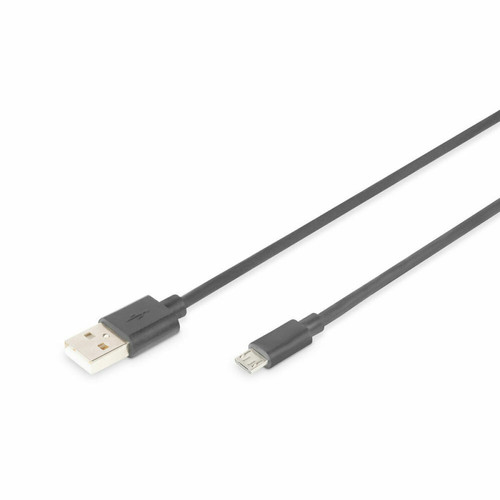 Digitus - Câble Micro USB Digitus AK-300110-018-S Noir 1,8 m Digitus  - Le meilleur de nos Marchands