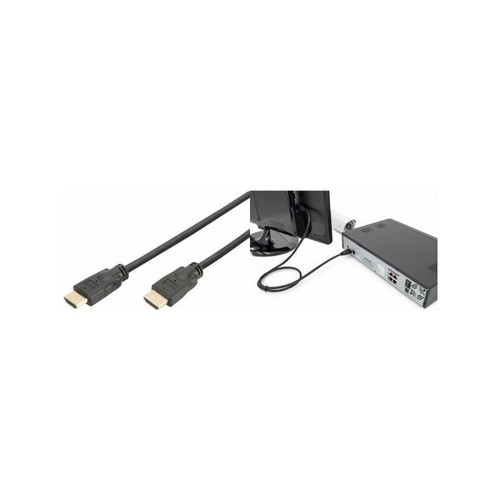 Digitus - DIGITUS Câble de raccordement High Speed, HDMI-A-HDMI-A, 2 m () Digitus  - Marchand Zoomici