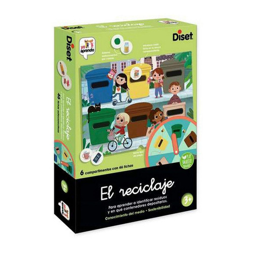 Diset - Jouet Educatif Diset El Reciclaje 50 Pièces Diset  - Jeux éducatifs