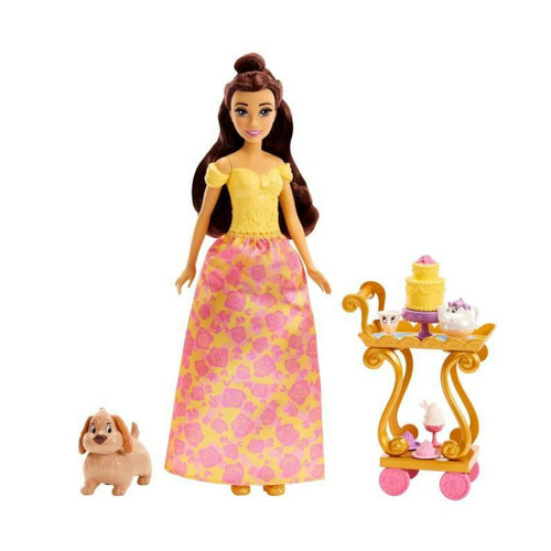 Disney Princesses Princesse Disney - Belle Et Son Service a Thé - Poupées Mannequins - 3 Ans Et +
