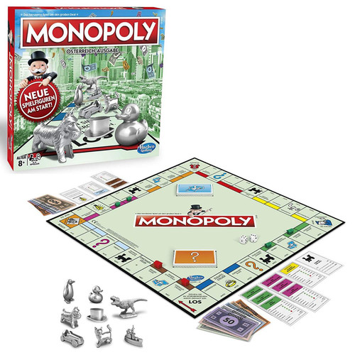 Disney - Hasbro Monopoly c1009156 ? Monopoly Classic Autrichienne Version, Famille Jeu Disney  - Monopoly Jeux de société