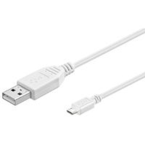Disney - USB A - Micro USB B 5P 3m White Disney  - Bonnes affaires Disney