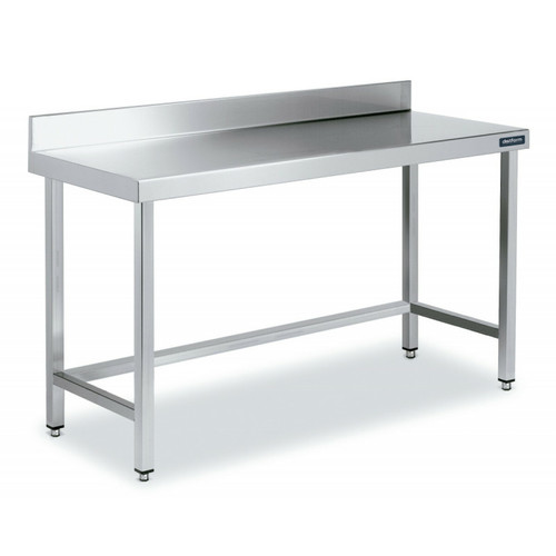DISTFORM - Table Adossée en Inox avec Renforts Profondeur 700 mm - Distform - FM070060 DISTFORM  - Tables à manger