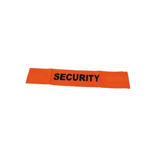 Divers Marques - Brassard Orange Fluo Security Velcro Haute Visibilité - pour gardiens de parking, stewards, vigiles, gardes du corps, agent de sécurité Divers Marques  - Garde corps