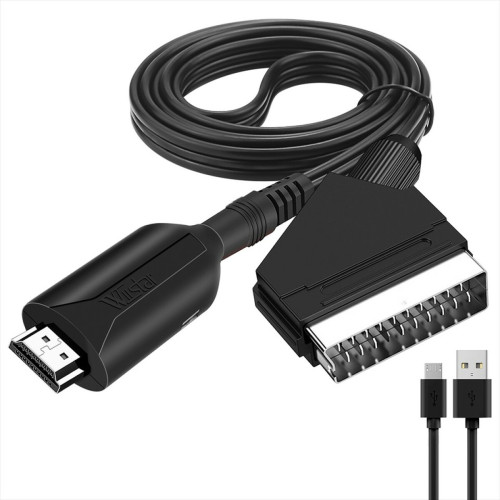 Divers Marques -Adaptateur audio vidéo portable HDMI vers câble péritel convertisseur de fils avec câble USB pour TV HD lignes DVD 720P 1080P Divers Marques  - Adaptateurs
