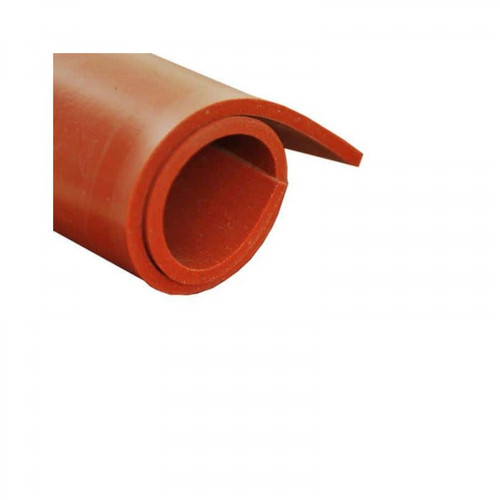 Divers Marques - Feuille caoutchouc silicone rouge 100x120cm épaisseur 4mm Divers Marques  - Dalles de sécurité
