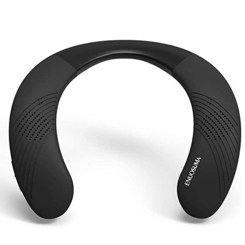 Hauts-parleurs Divers Marques Haut-parleur portable sans fil Bluetooth Neckband 5.0 - ENUOSUMA BS07 - Véritable son stéréo 3D, 12H de temps de jeu pour le travail
