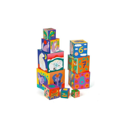 Djeco - Jouet empilable Tour de Cube Djeco  - Djeco