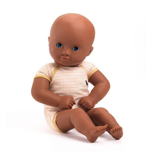 Djeco - Poupee a habiller baby Yellow Pomea Djeco  - Djeco