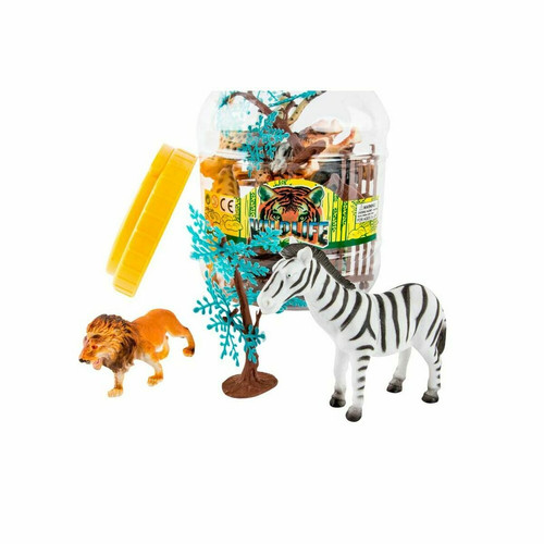DKD Home Decor - Figurines d'animaux DKD Home Decor PVC Aluminium (2 Unités) DKD Home Decor  - DKD Home Decor