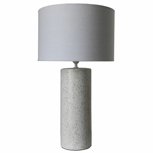 DKD Home Decor - Lampe de bureau DKD Home Decor Blanc Multicouleur Lin Dolomite 25 W 50 W 220 V 42 x 42 x 73,5 cm DKD Home Decor  - Lampes de bureau