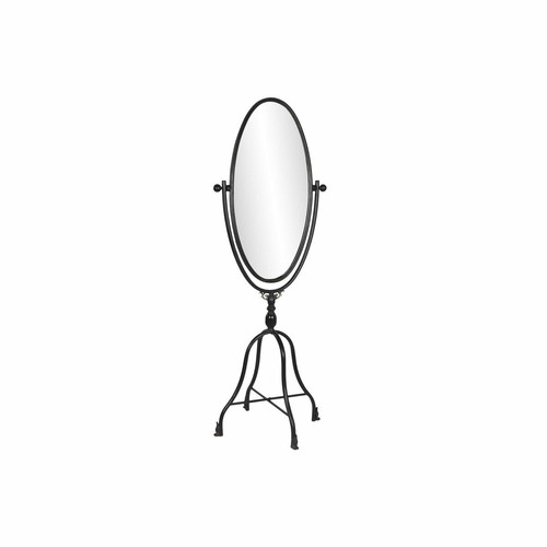 DKD Home Decor - Miroir sur pied DKD Home Decor Noir Métal Verre 61 x 62 x 174 cm DKD Home Decor  - Miroir deco