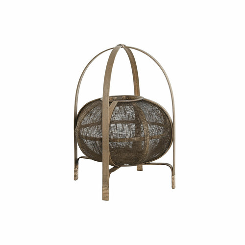 Bougeoirs, chandeliers DKD Home Decor Bougeoir DKD Home Decor Naturel Marron Bambou 33 x 33 x 42 cm