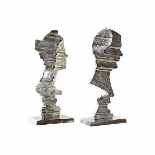 DKD Home Decor - Figurine Décorative DKD Home Decor Aluminium (2 pcs) (22.5 x 12.5 x 52 cm) DKD Home Decor  - Objets déco