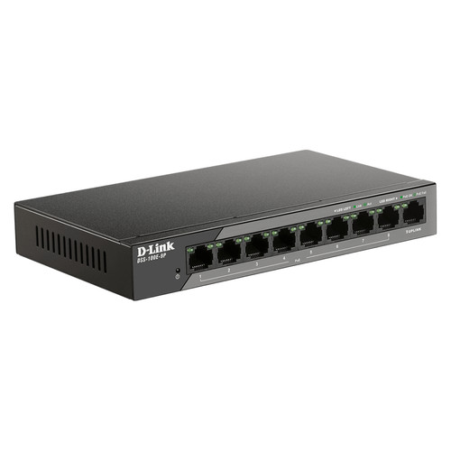 marque generique - DLINK 9-Port Desktop Switch 9-Port Desktop Fast Ethernet PoE Gigabit Uplink Surveillance Switch marque generique  - Reseaux