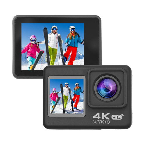 Docooler - AT-Q60CR Caméra de sport 4K haute définition avec écran tactile WiFi Docooler  - Caméscopes numériques