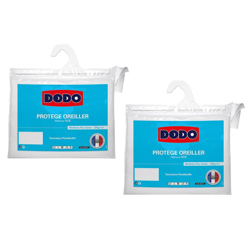 Dodo - Lot  de 2 protège oreillers DODO absorbant - 60x60cm - ULTRA CONFORT - Dodo