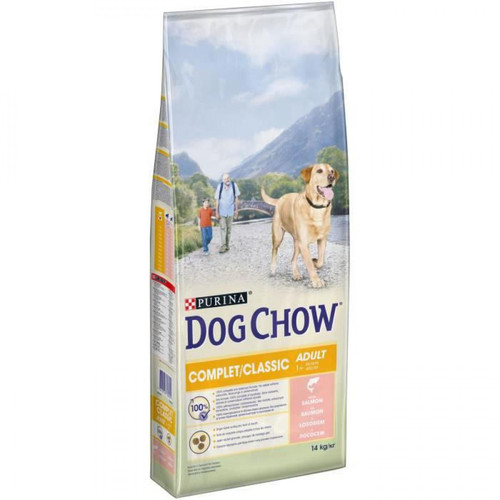 Dog Chow - DOG CHOW Croquettes complet et classic avec du saumon - Pour chien - 14 kg Dog Chow   - Dog Chow