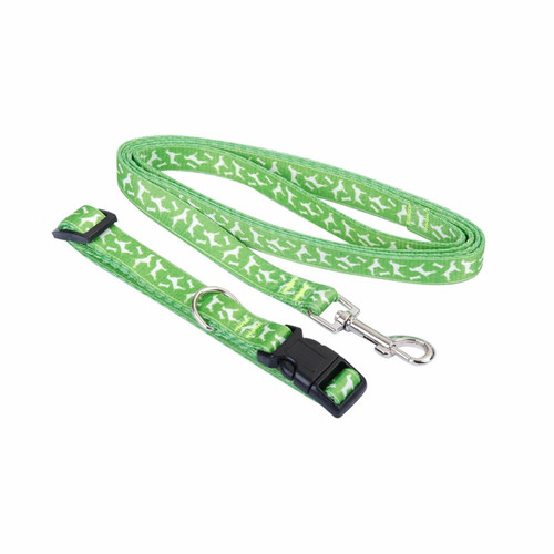 Dogi - Collier laisse - Taille S - Vert Dogi  - Marchand Toilinux
