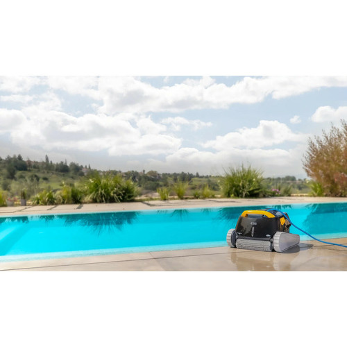 Robot de piscine Robot electrique de piscine fond, parois et ligne d'eau avec chariot - e50i - DOLPHIN