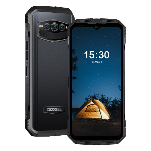 Smartphone Android Doogee DOOGEE V30T Smartphone Robuste 12Go + 256Go 6.58'' 108MP Caméra IP68 Téléphone 10800mAh NFC 5G GPS - NOIR
